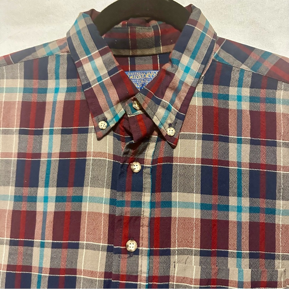 Pendleton Multicolor Plaid Button-Down Shirt - image 3